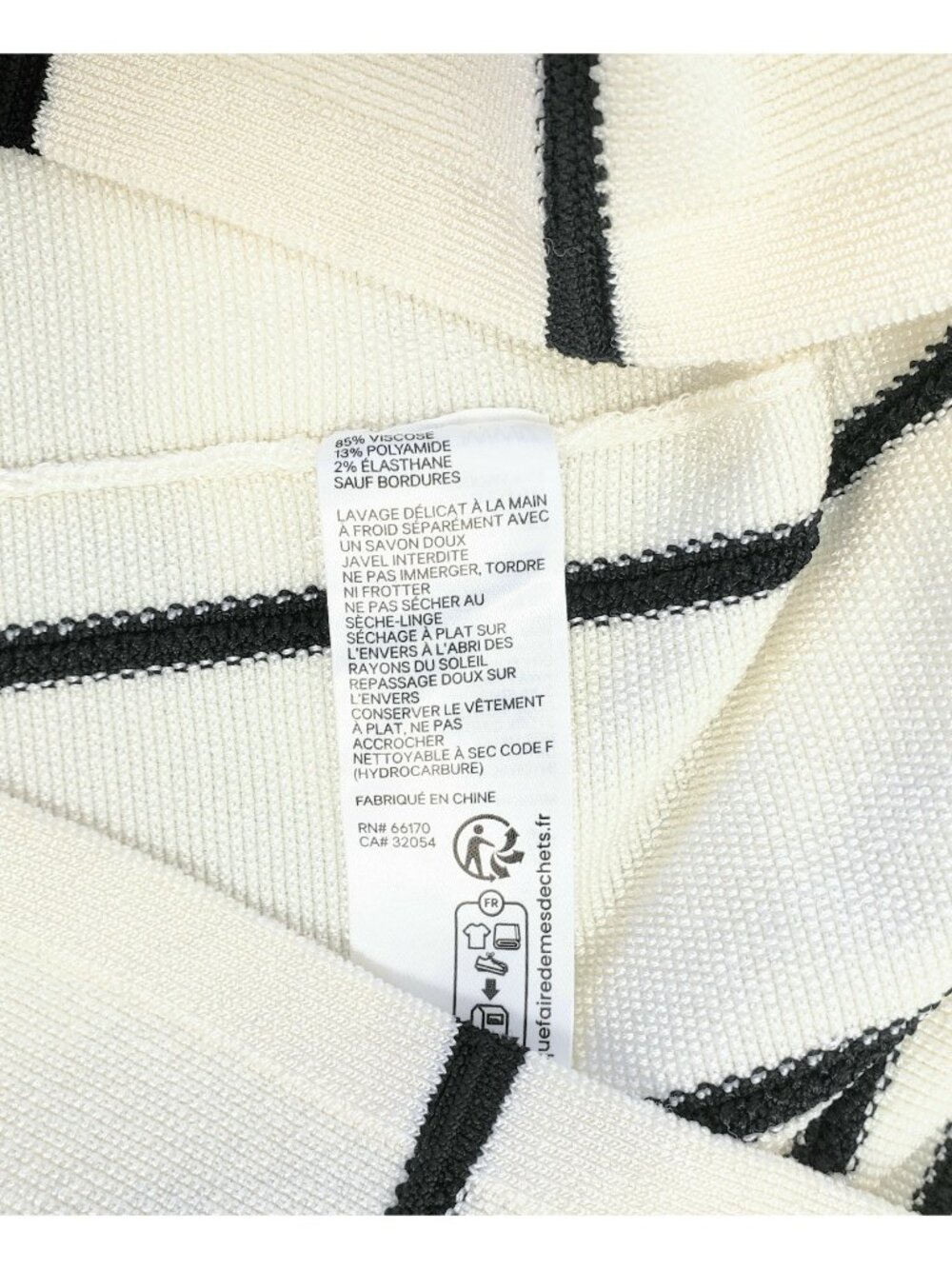 Zimmermann Matchmaker Womens Sweater Midi Dress Cream / Black Size 3 / US 10 - Picture 6 of 6